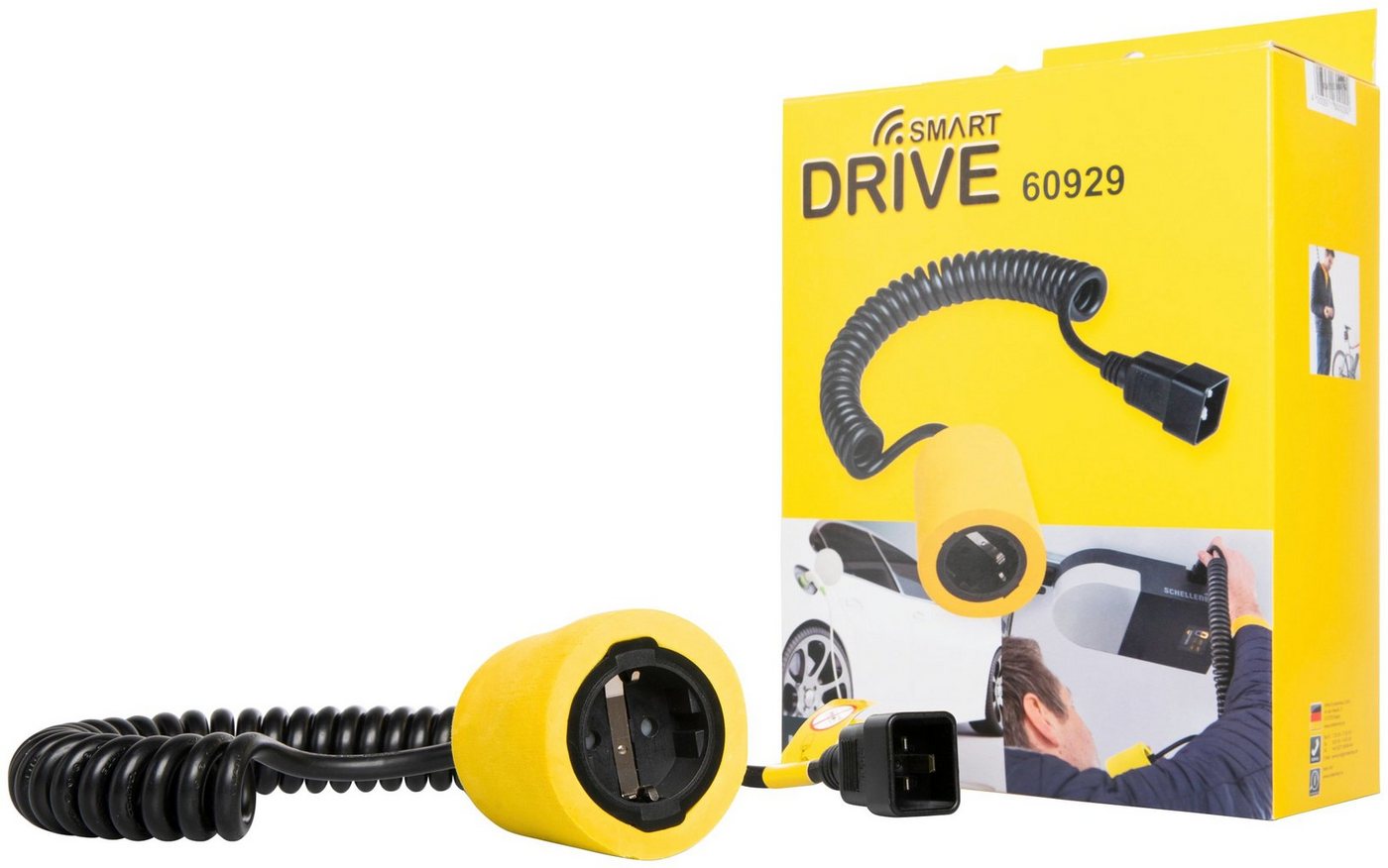 SCHELLENBERG für Garagentorantriebe Smart Drive L und XL Strom-Adapterkabel, 2800 cm, Spiralkabel 2,8 m lang, vielseitig einsetzbare Zusatzsteckdose SCHELLENBERG für Garagentorantriebe Smart Drive L und XL Strom-Adapterkabel, 2800 cm, Spiralkabel 2,8 m lang, vielseitig einsetzbare Zusatzsteckdose von SCHELLENBERG