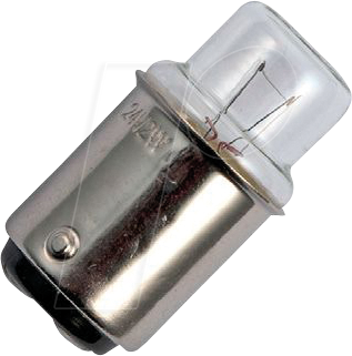 SCHI 153039300 - Ba15d T14x30 24V 208mA 5W C-2F 2Khrs Klar von SCHIEFER LIGHTING
