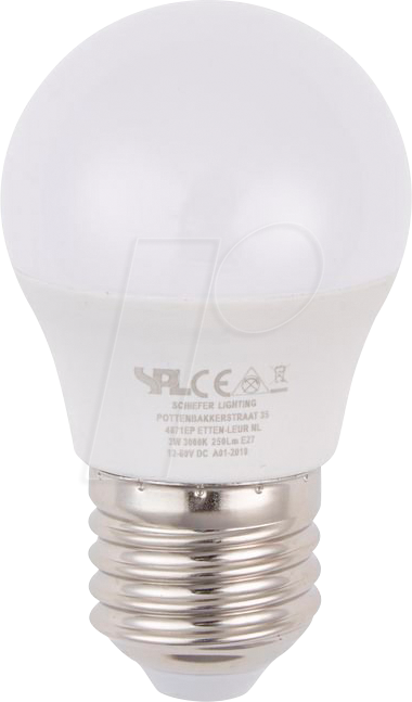 SCHI L277239930 - LED-Lampe, E27 (12-60 V/DC), 3 W, 250 lm, 3000 K von SCHIEFER LIGHTING