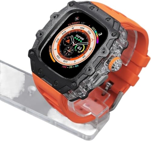 SCHIK RM-Stil Legierungsgehäuse, transparente Lünette, Mod-Kit, für Apple Watch Ultra 2, 49 mm, Gummi-Uhrenarmbänder, Zubehör, Herren, Metall, PC-Uhrenabdeckung, für iWatch Ultra 2, 49 mm, For Ultra 2 SCHIK RM-Stil Legierungsgehäuse, transparente Lünette, Mod-Kit, für Apple Watch Ultra 2, 49 mm, Gummi-Uhrenarmbänder, Zubehör, Herren, Metall, PC-Uhrenabdeckung, für iWatch Ultra 2, 49 mm, For Ultra 2 von SCHIK