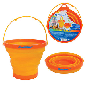 SCHILDKRÖT® Sandspielzeug Eimer faltbar orange von SCHILDKRÖT®