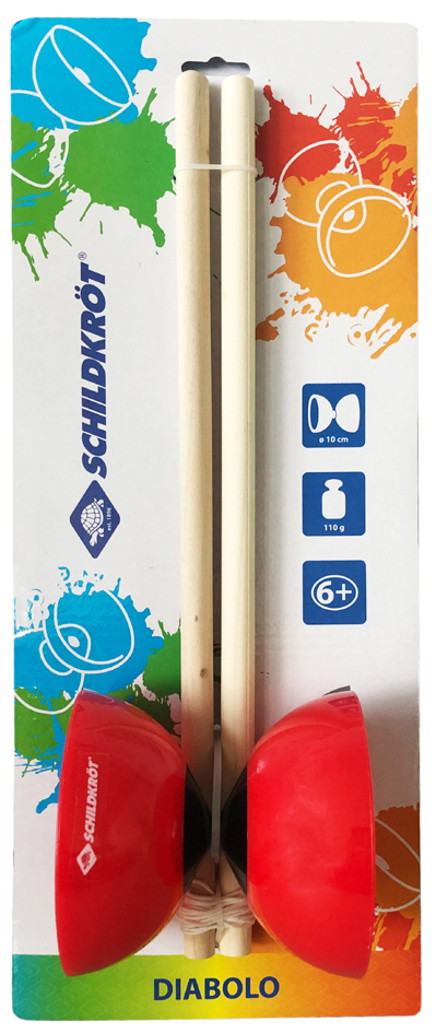 SCHILDKRÖT Diabolo Set, aus Polyethylen, rot SCHILDKRÖT Diabolo Set, aus Polyethylen, rot von SCHILDKRÖT