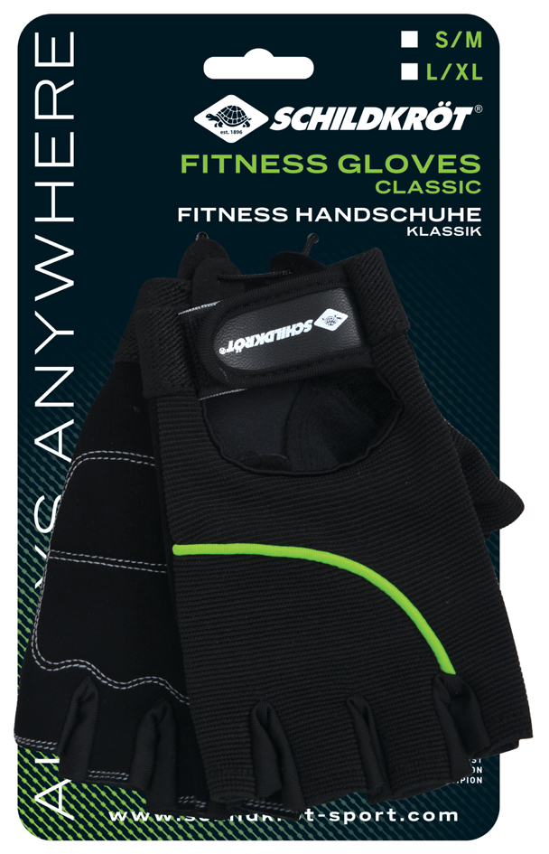 SCHILDKRÖT Fitness-Handschuhe , Classic, , Größe S-M von SCHILDKRÖT