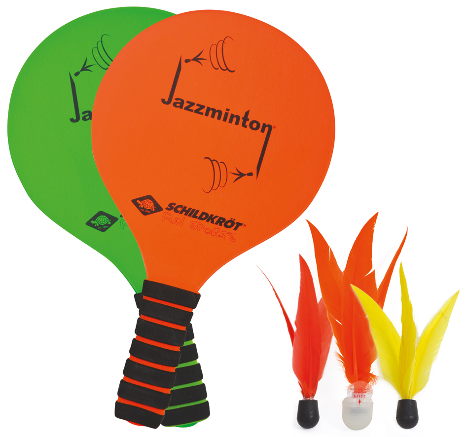 SCHILDKRÖT Jazzminton-Set, orange / grün SCHILDKRÖT Jazzminton-Set, orange / grün von SCHILDKRÖT