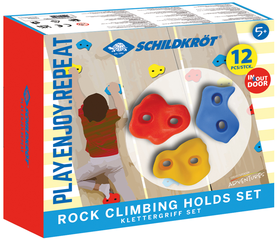 SCHILDKRÖT Klettergriff-Set, farbig sortiert SCHILDKRÖT Klettergriff-Set, farbig sortiert von SCHILDKRÖT
