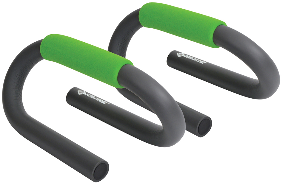SCHILDKRÖT Liegestützengriffe Push Up Bars, schwarz/grün SCHILDKRÖT Liegestützengriffe Push Up Bars, schwarz/grün von SCHILDKRÖT