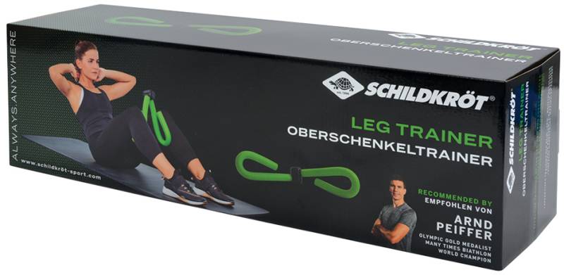 SCHILDKRÖT Oberschenkeltrainer, schwarz / grün von SCHILDKRÖT
