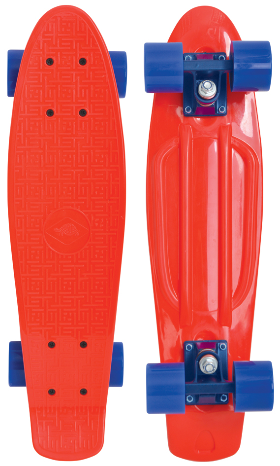 SCHILDKRÖT Retro Skateboard Native Red von SCHILDKRÖT