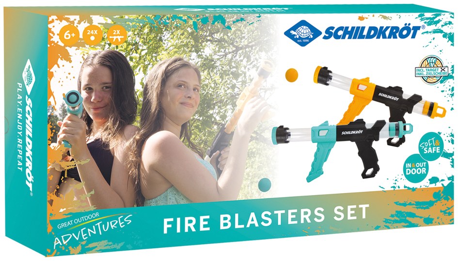 SCHILDKRÖT Schaumkugel-Popperpistolen Fire Blaster Set SCHILDKRÖT Schaumkugel-Popperpistolen Fire Blaster Set von SCHILDKRÖT