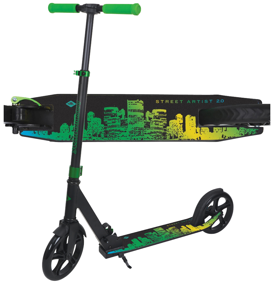 SCHILDKRÖT Tretroller City Scooter Street Artist 2.0, grün von SCHILDKRÖT