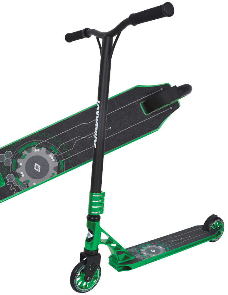 SCHILDKRÖT Tretroller Stunt Scooter Flipwhip Hydro Green von SCHILDKRÖT