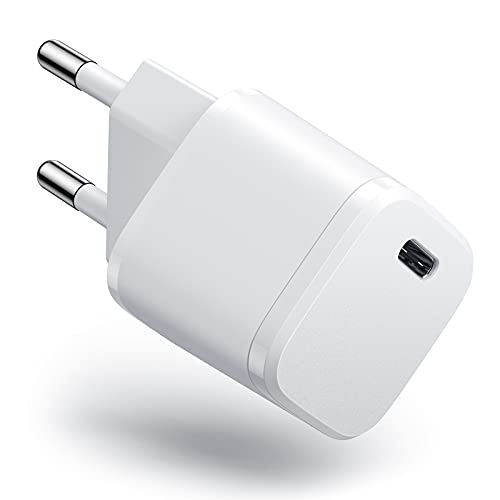 20W USB C Ladegerät, USB-C Netzteil PD 3.0 Power Adapter Schnellladegerät Stecker für Phone 13/13 Pro Max/12/12 Pro/12 Mini/11Pro/X, AirPods Pro, Samsung Galaxy S21/S20 usw von SCHITEC