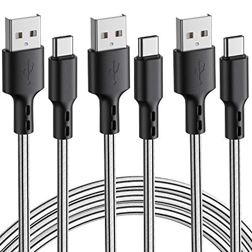 SCHITEC USB C Ladekabel，3Pack 3M TPE USB C Kabel Schnellladekabel USB Typ C Datakabel für Samsung Galaxy S10 S9 S8 Plus 8 LG G5 G6 Google Pixel XL Huawei Mate 10 USB-C-Geräten (3Pack-3M) von SCHITEC