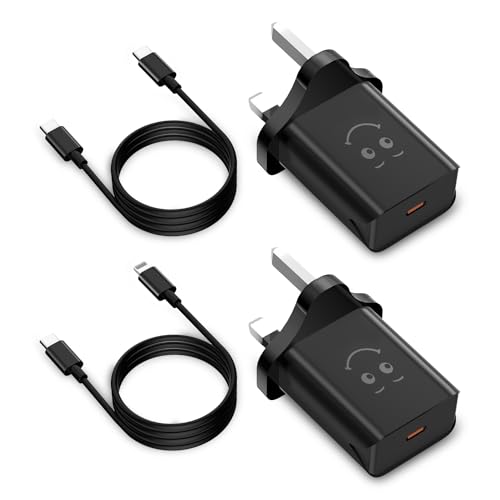 USB C Ladegerät 20W, 4er Pack USB Stecker und Ladekabel, USB PD 3.0 Power Adapter Schnellladegerät Netzteil Ladestecke mit 1M USB C auf USB C Kabel für Samsung Galaxy S22/S21, Google, Pixel,iPhone usw von SCHITEC