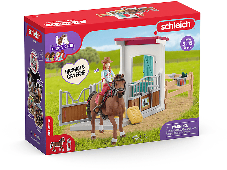 SCHLEICH 42710 PFERDEBOX MIT HANNAH & CAYENNE Spielset Mehrfarbig SCHLEICH 42710 PFERDEBOX MIT HANNAH & CAYENNE Spielset Mehrfarbig von SCHLEICH