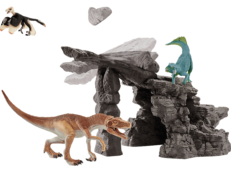 SCHLEICH Dinoset mit Höhle Spielfiguren Mehrfarbig von SCHLEICH