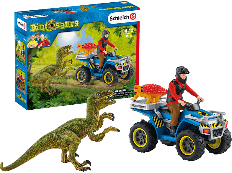 SCHLEICH Flucht auf Quad vor Velociraptor Spielfiguren Mehrfarbig SCHLEICH Flucht auf Quad vor Velociraptor Spielfiguren Mehrfarbig von SCHLEICH
