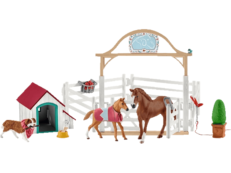 SCHLEICH HC Horse Club Hannahs Gastpferde mit Hün Spielfigur Mehrfarbig SCHLEICH HC Horse Club Hannahs Gastpferde mit Hün Spielfigur Mehrfarbig von SCHLEICH