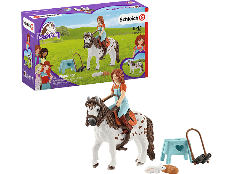 SCHLEICH HC Horse Club Mia & Spotty Spielfiguren Mehrfarbig von SCHLEICH