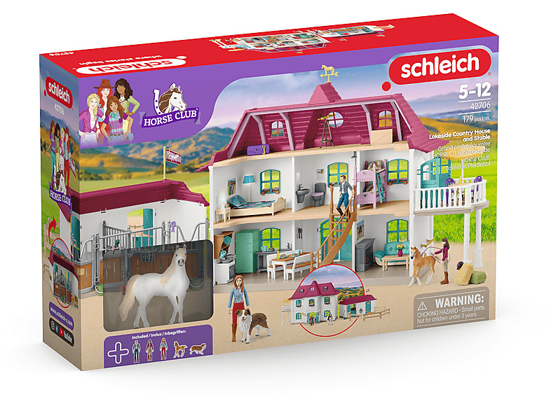 SCHLEICH Lakeside Country House and Stable Spielset Mehrfarbig von SCHLEICH