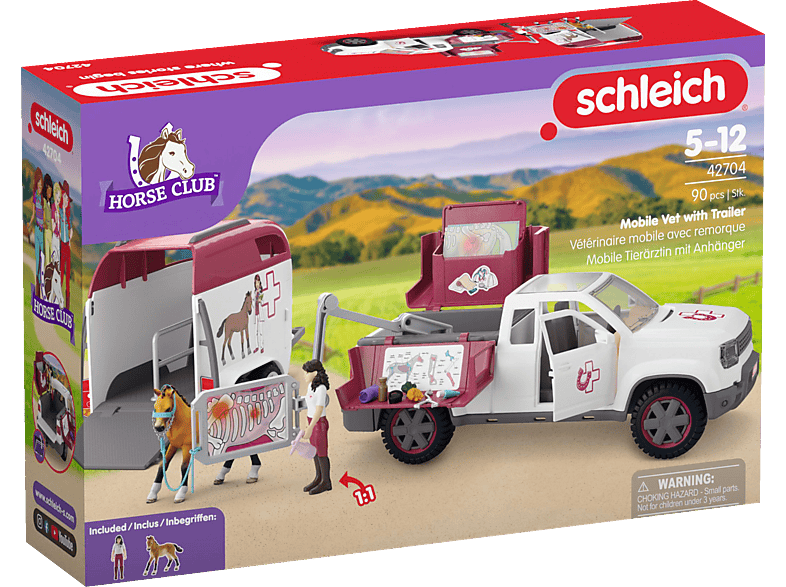 SCHLEICH Mobile Tierärztin mit Anhänger Spielset Mehrfarbig SCHLEICH Mobile Tierärztin mit Anhänger Spielset Mehrfarbig von SCHLEICH