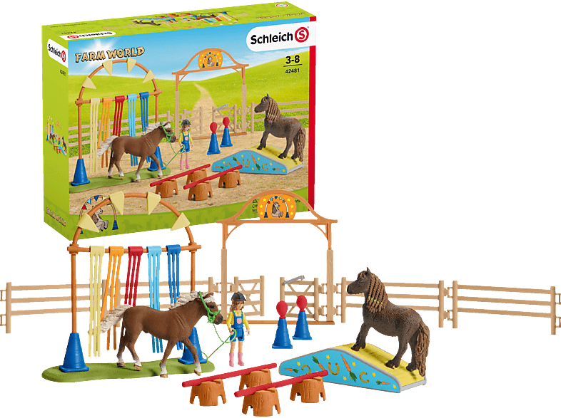 SCHLEICH Pony Agility Training Spielset Mehrfarbig SCHLEICH Pony Agility Training Spielset Mehrfarbig von SCHLEICH