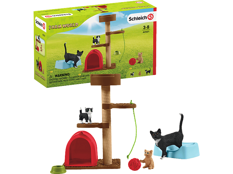 SCHLEICH Spielspaß für niedliche Katzen Spielfiguren Mehrfarbig SCHLEICH Spielspaß für niedliche Katzen Spielfiguren Mehrfarbig von SCHLEICH