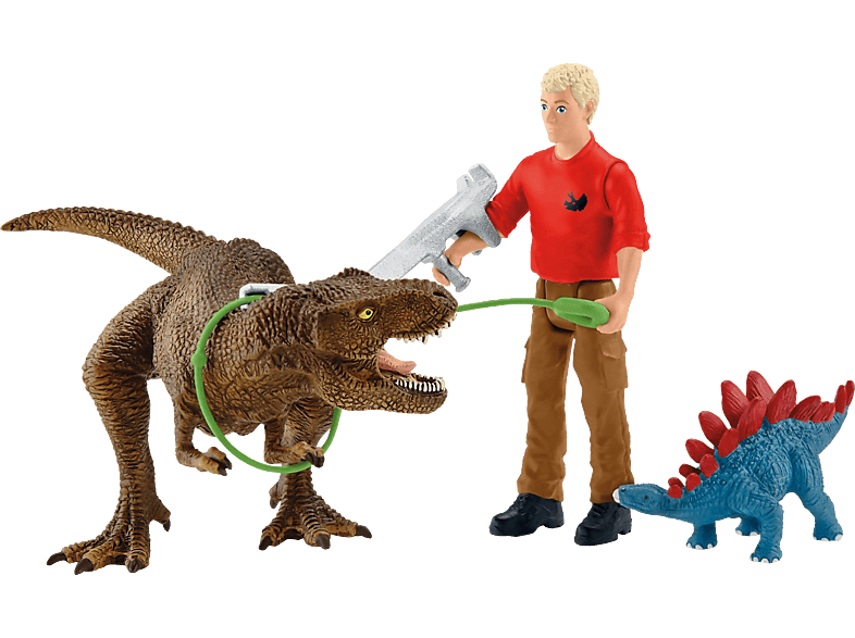 SCHLEICH Tyrannosaurus Rex Angriff Spielfiguren Mehrfarbig von SCHLEICH