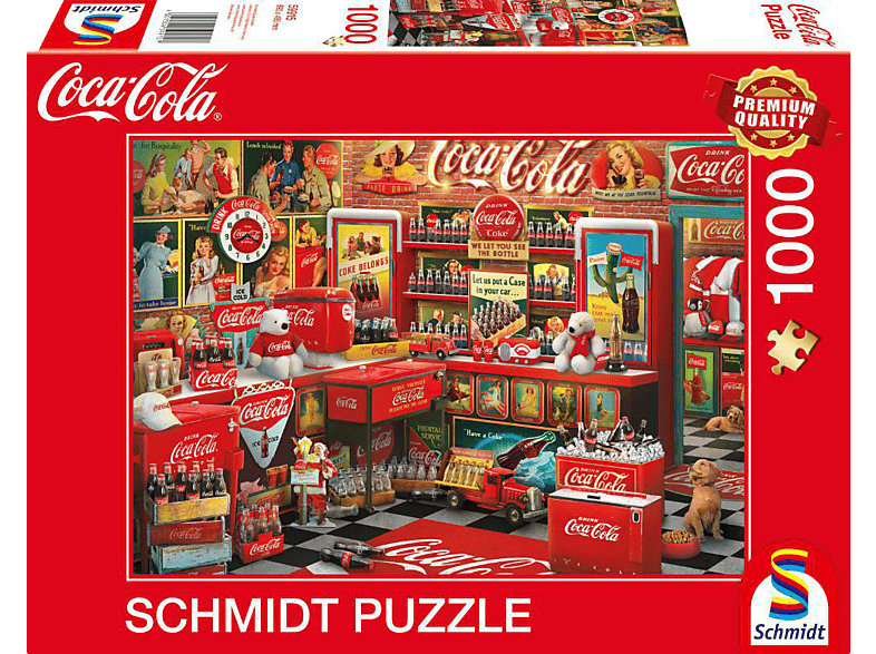 SCHMIDT SPIELE (UE) Coca-Cola History 1000 Teile Puzzle Mehrfarbig von SCHMIDT SPIELE (UE)