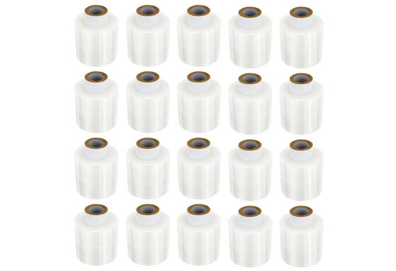 SCHMIDT security tools Schutzfolie Stretchfolie 20 Rollen je 300m 10cm Transparent Dehnfolie Wickelfolie von SCHMIDT security tools