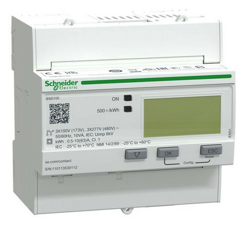 Schneider Elect A9MEM3100 IEM3100 ENERGIEZÄHLER 3P+N 63A von SCHNEIDER ELECT