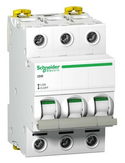Schneider Elect A9S65391 LASTTRENNSCHALTER ISW 3P 100A von SCHNEIDER ELECT