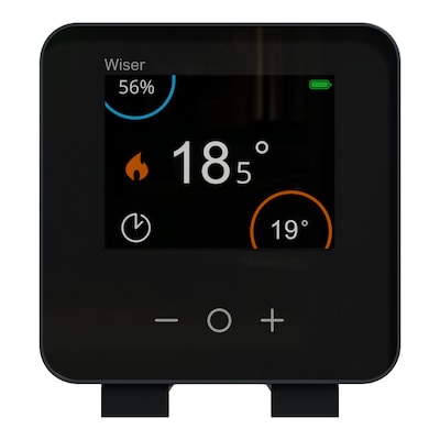 Wiser Raumthermostat mit Display - schwarz Wiser Raumthermostat mit Display - schwarz von SCHNEIDER Electronics GmbH