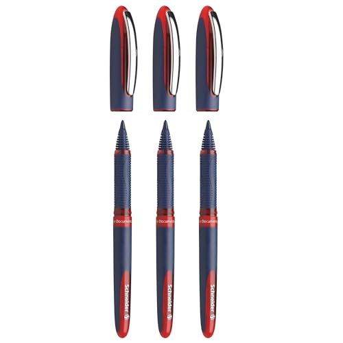 Schneider Tintenroller One Business, dokumentenecht, 0,6 mm, 3er Pack, Farbe:rot Schneider Tintenroller One Business, dokumentenecht, 0,6 mm, 3er Pack, Farbe:rot von SCHNEIDER