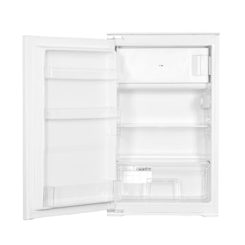 SCHOEPF – KSE410A+ Einbau-Kühlschrank mit Gefrierfach – 118 L Gesamtvolumen – 41 dB leise – 4**** Gefrierfach – 2 kg/24h Gefrierleistung – Automatisches Abtauen – 87 x 54 x 54 cm von SCHOEPF