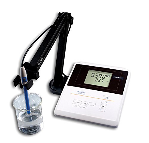 SCHOTT INSTRUMENTS 074226 Lab 870 set : pH-mètre de précision avec interface RS 232 et USB, reconnaissance automatique de l'électrode, statif et couvercle de protection, électrode combinée automatique von SCHOTT INSTRUMENTS