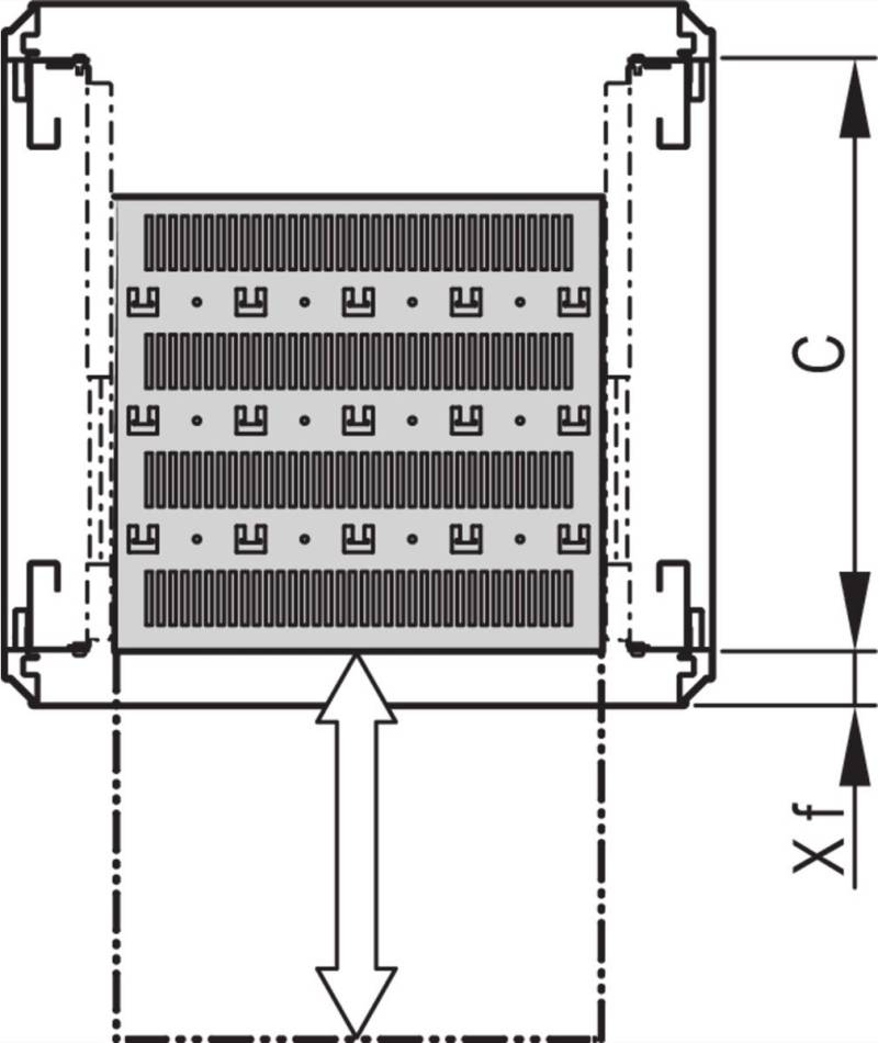 SCHROFF 19FA AUS 1HE C=700 RED 7035 (22130344) von SCHROFF