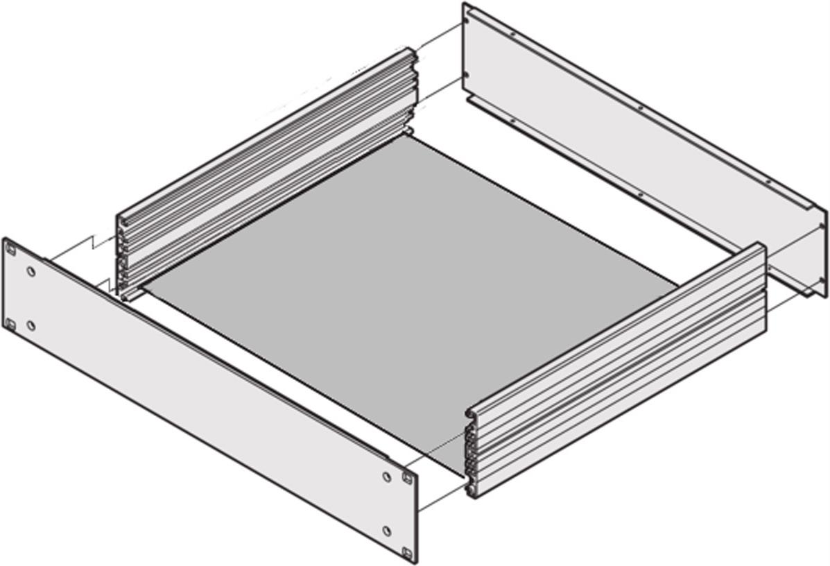 SCHROFF CHASSIS PLATE 450D (20860112) von SCHROFF