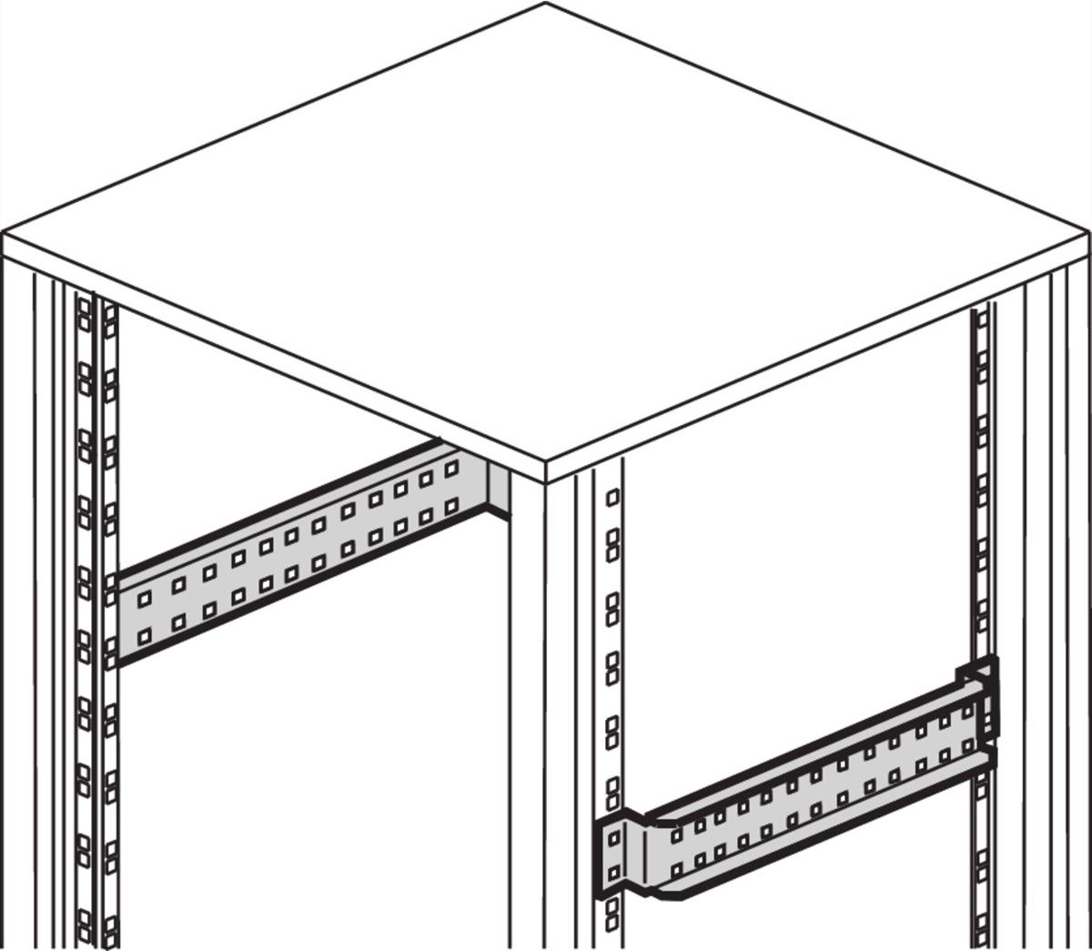 SCHROFF DEPTH MEMBER 19800D (2PCS) - Rack-Zubehör (22117377) von SCHROFF