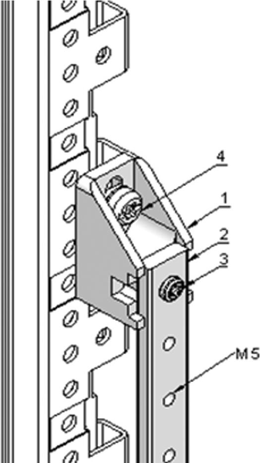 SCHROFF EARTHING BAR M5 440MM-20 PTS (19) (20118-860) von SCHROFF