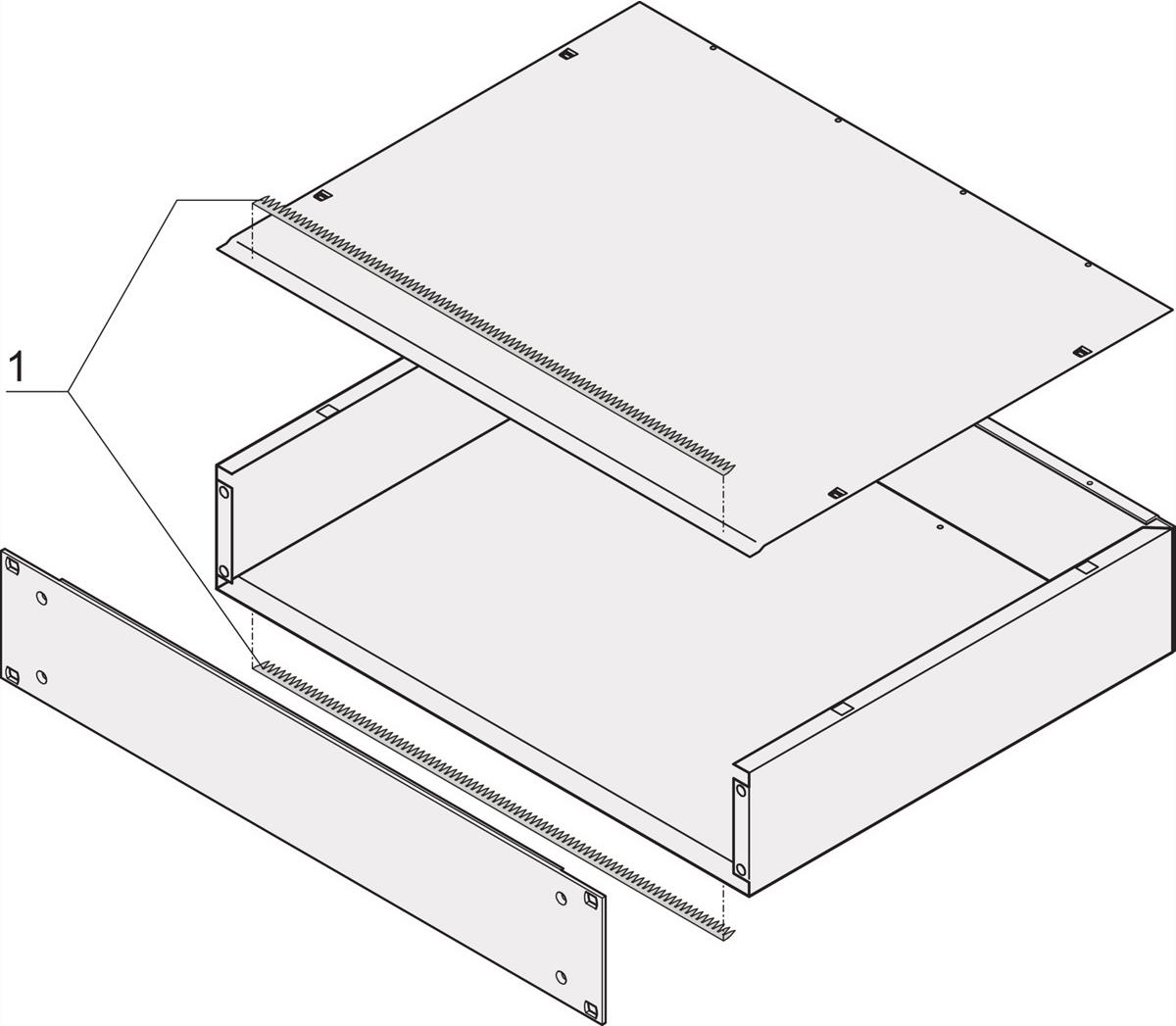 SCHROFF EMC GASKET KIT MULTIPAC/PRO - Rack-Zubehör (20860130) von SCHROFF