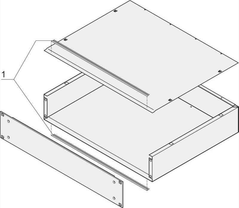 SCHROFF EMC GASKET KIT MULTIPAC/PRO - Rack-Zubehör (20860130) von SCHROFF