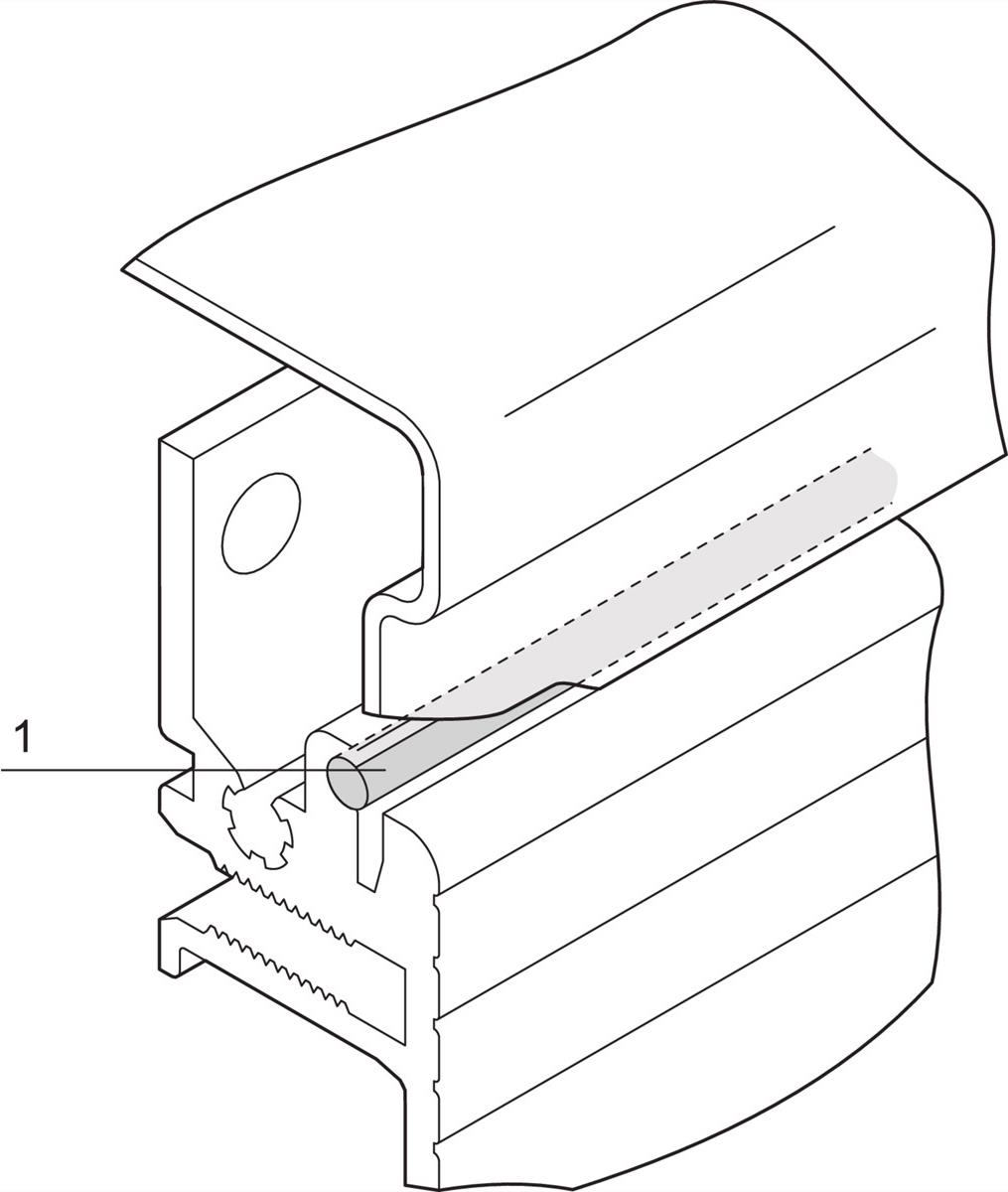 SCHROFF EMV-Seitenwanddichtung - HF-DICHTSCHNUR DRM=2,4 2,1MT (30850354) von SCHROFF