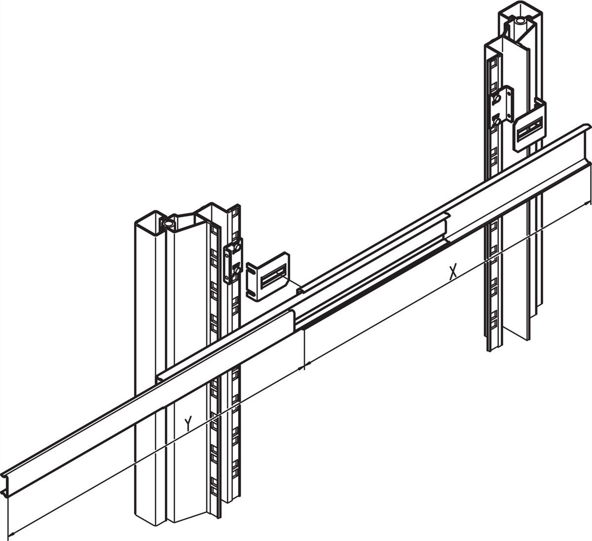 SCHROFF MOUNTING KIT TELESC.SL.SLIM NOVASTAR (21120194) von SCHROFF