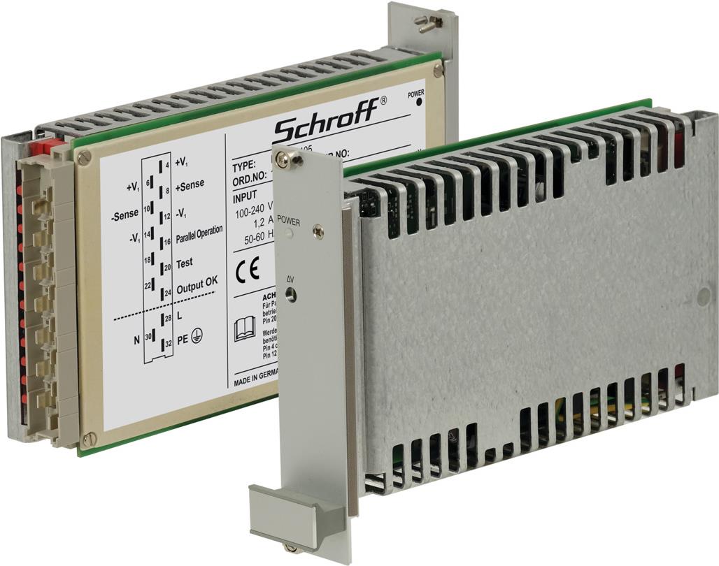 SCHROFF POWER SUPPLY MAX50-112 3U 6HP (13100171) von SCHROFF