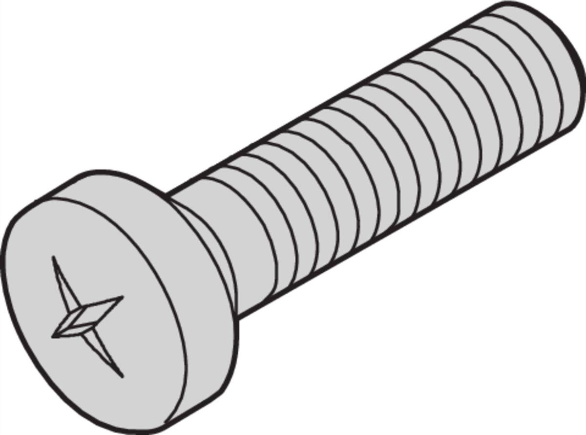 SCHROFF SCREW POSIPAN M4X10MM(100PC) - Rack-Zubehör (21100513) von SCHROFF