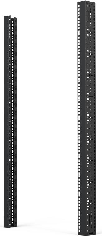 Schroff 23130-011 - Montagestange - Schwarz - Stahl - 24U - IEC 60297-1 (DIN 41 494 - Part 1) - 1200 mm (23130011) von SCHROFF