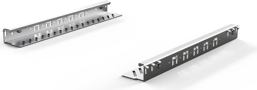 Schroff 23130-118 Rack Zubehör Regal-Schienenset (23130118) von SCHROFF