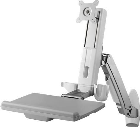 Schroff - Befestigungskit (VESA-Adapter, Montageklammer, einstellbarer Monitorarm, Tastatur-/Maus-Ablage) - einstellbarer Arm - für LCD-Display / PC-Ausrüstung - Kunststoff, Aluminium, Stahl - Bildschirmgröße: bis zu 61 cm (bis zu 24 Zoll) - Rack, seitliche Befestigung - für P/N: 25630-184 (60118563) von SCHROFF