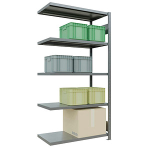SCHULTE Anbau-Schwerlastregal MULTIplus 250 12955-LR silber 100,0 x 50,0 x 200,0 cm SCHULTE Anbau-Schwerlastregal MULTIplus 250 12955-LR silber 100,0 x 50,0 x 200,0 cm von SCHULTE